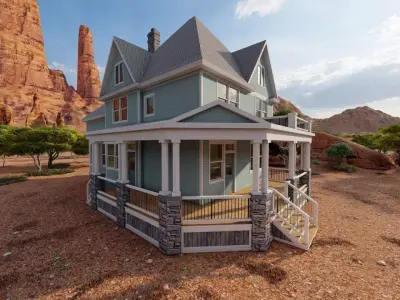 old house-Old Abandoned House 3D model