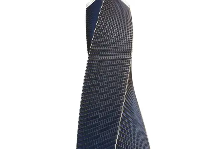 Cayan Tower Dubai 3D model