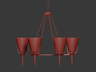 Patmos Chandelier 3D model