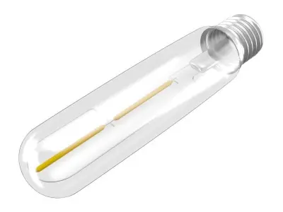 filament led light bulb 3D model