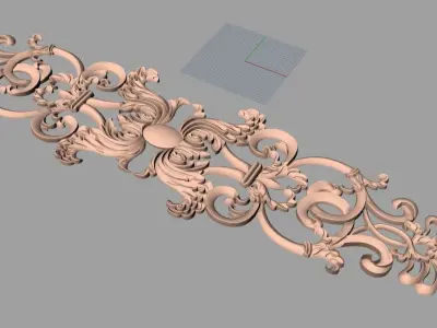 3D carved model furniture 3D design used for artcam aspire E810 3D model