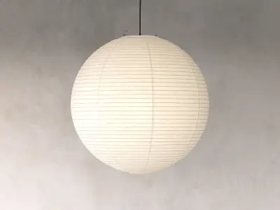 Akari 75A Lamp by Isamu Noguchi 3D model