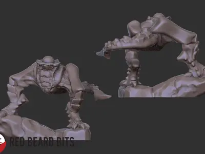 Xenoteras Warriors 3D print model