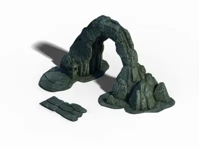 Gangs demon gang - stone arch 3D model