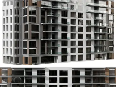 RESIDENTIAL BUILDING NO83 A 3D model