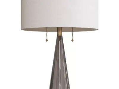 Adesso Tapered Glass Laura Table Lamp Low-poly 3D model