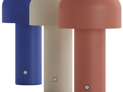 Luminaria De Mesa Led Sem Fio Loentia 3D model