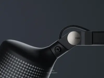 Light Wall Lamp Bedroom Black Concise Furniture  Living Modern 3D model