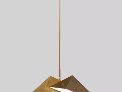 TRIANGULAR PRISM  PENDANT LIGHT 3D model