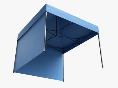 Display tent mockup 02 3D model