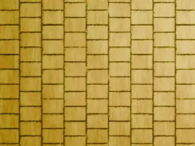 Golden Metal Copper Roof PBR Seamless Texture