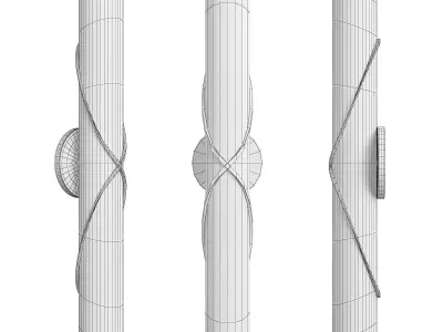 Large Roxbury Sconce Low-poly 3D model