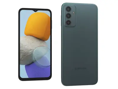 Samsung Galaxy M23 Deep Green And Light Blue High Poly 3D model