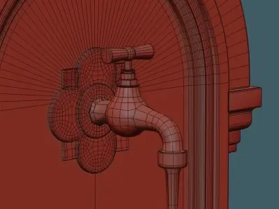 Wall Fountain 3D model