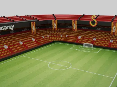 Galatasaray Football Stadium Low-poly 3D model
