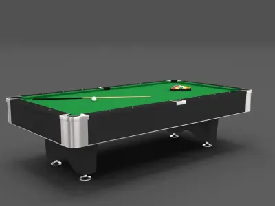 8 Ball Pool Table 3D model