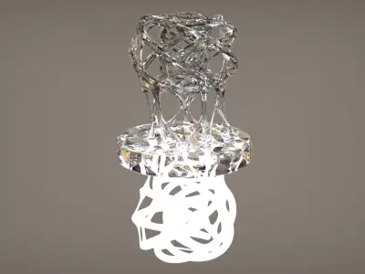 Glass House 3D model