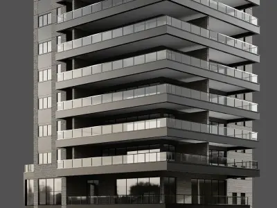 RESIDENTIAL BUILDING NO77 A 3D model