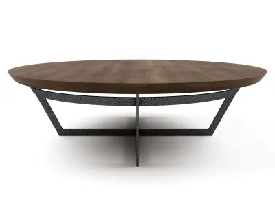 Four Hands - Felix Round Coffee Table Low-poly 3D model