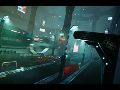 Cyberpunk Environment Megapack - Unity Project- Low-poly 3D model