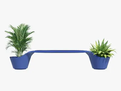 Ponte bench 3D model