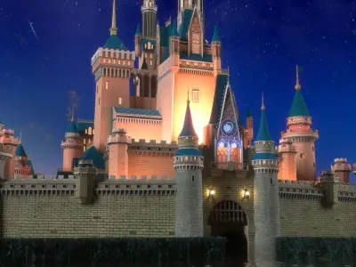 Disney Cinderella Castle 3D model