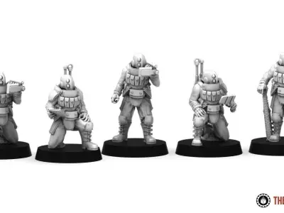 Jade Coalition - Harvestman Fire Support Platform 3D print model