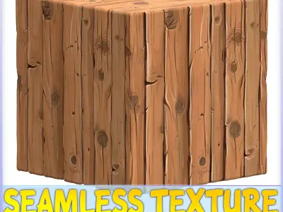 Stylized Wood Seamless Texture Texture