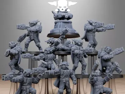 Tarion Pistoleers 3D print model