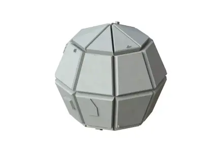 Sci Fi Object No 3397 Low Poly Low-poly 3D model