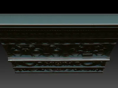 Indian Temple Wall basrelief 32 240622 3D print model