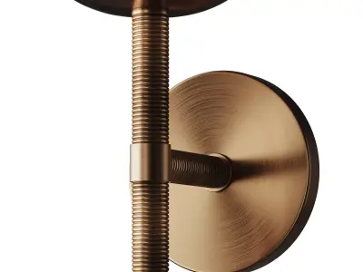  Olive Leaf Stem And Demske Sconce 3D model