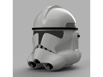 Clone Trooper Helmet Phase 2 Star Wars 3D print model