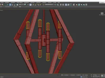 Lyons Pendant Light Low-poly 3D model