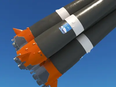 Soyuz 2 Rocket 3D model