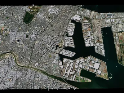 Sakai - Japan 3D model