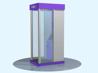 Payment terminal 3D model