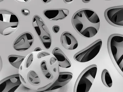 Bionics cage sphere 3D model