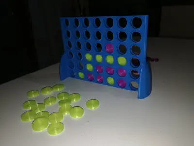 Forza 4 Connect 4 Vintage Board Game 3D print model