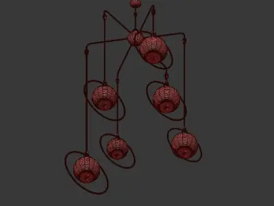 Moorsgate Multi Pendant 3D model