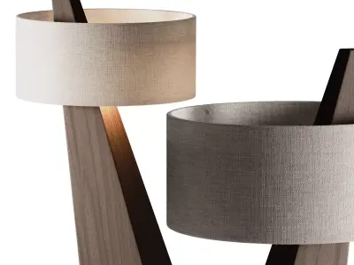 Wabi Sabi Style Table Lamp 3D model