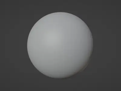 Chromatic Procedural Shader Sphere - Abstract 3D Design 3D model