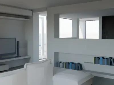 Living Room 3D model