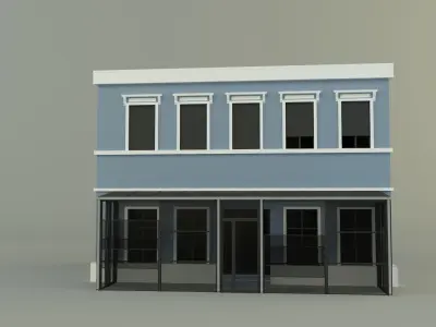 building 48 3D model 3D model