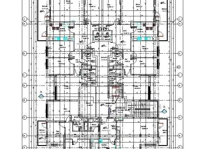 Building Design Apartment High Detail Model Revit 3D model