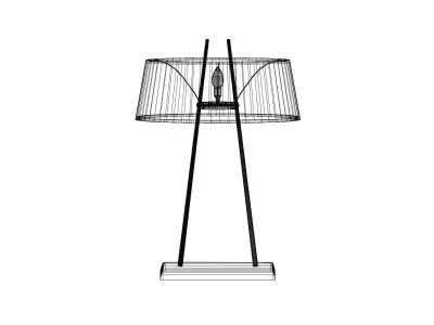 Table Lamp Low-poly 3D model