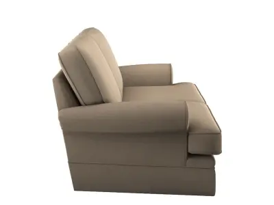 Realistic Sofa Collection  Arm Chair and Two Seater Sofa 3D model