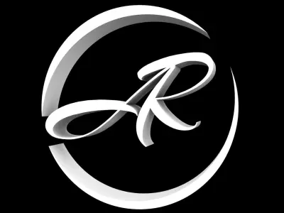 AR Logo 3D Design 3D model
