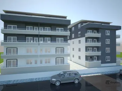 3d apartmen modeling  3D print model