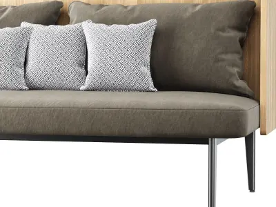 Versus two-seater loveseat  3D model